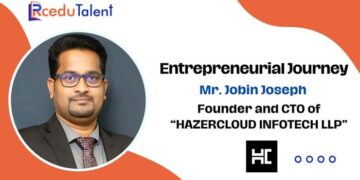 Mr. Jobin Joseph Founder and CTO of “HAZERCLOUD INFOTECH LLP”