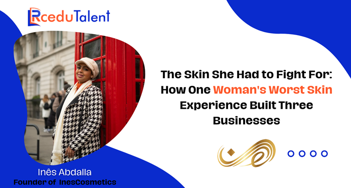 Inês Abdalla founder of InesCosmetics
